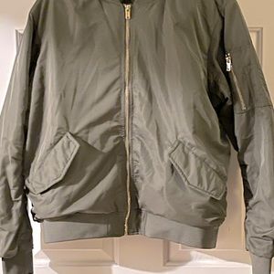 H&M Olive Green Bomber Jacket